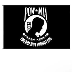 POW MIA Flag 3x5 ft Polyester You Are Not Forgotten Militaria